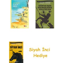 Can Çocuk Yayınları Aylaklar Kumsalı + Dünyanın Merkezine Yolculuk + Siyah Inci Hediye