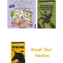 Destek Yayınları Benim Sevimli Köşem: Sevimli ve Rahatlatıcı Boyama Kitabı + Dünyanın Merkezine Yolculuk + Siyah Inci Hediye