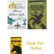 Can Yayınları Akan Nehir Gibi + Dünyanın Merkezine Yolculuk + Siyah Inci Hediye