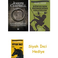 İthaki Yayınları Kahramanın Sonsuz Yolculuğu + Dünyanın Merkezine Yolculuk + Siyah Inci Hediye