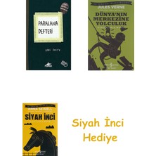 Pegasus Yayınları Paralama Defteri + Dünyanın Merkezine Yolculuk + Siyah Inci Hediye