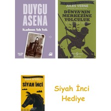 Doğan Kitap Kadının Adı Yok + Dünyanın Merkezine Yolculuk + Siyah Inci Hediye