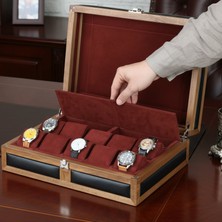 Onywatch Saat Kutusu Saat Koleksiyon Kutusu Deri Saat Kutusu Saat Saklama Kutusu Watch Box 10'lu Saat Kutusu 15LILI Saat Kutusu