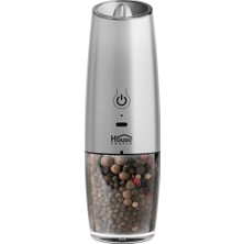 PremiumPort Şarjlı Ince Metal Tuz ve Baharat Öğütücü, Pratik ve Şık Tasarım