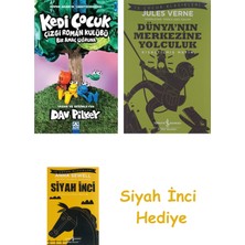 Altın Kitaplar Kedi Çocuk - Çizgi Roman Kulübü Bir Amaç Uğruna + Dünyanın Merkezine Yolculuk + Siyah Inci Hediye