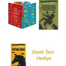 Domingo Yayınevi Yer Altı - Su Altı (Ciltli) + Dünyanın Merkezine Yolculuk + Siyah Inci Hediye