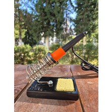 Kelon Lehim Standı | Isıya Dayanıklı Havya Sehpası | Süngerli Temizleme Alanı | Düzenleyici Havya Altlığı