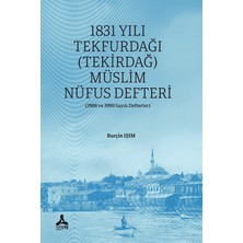 Sonçağ Yayınları 1831 Yılı Tekfurdağı (Tekirdağ) Müslim Nüfus Defteri