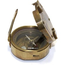 Özbience Şık Pirinç Pusula Dekoratif Süs, Ev ve Ofis Için Zarif Hediye