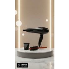 Allians Güçlü 2400W Profesyonel Siyah Saç Kurutma Makinesi