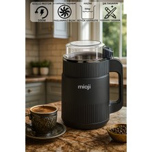 PremiumPort Paslanmaz Çelik Baharat ve Kahve Öğütücü, 500W, 500GR Hazne, Siyah