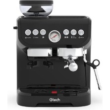 PremiumPort Kahve Makinesi, 1 Grup, Öğütücülü, Güçlü ve Şık Tasarım