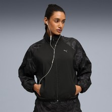 Puma League Woven Kadın Siyah Dik Yaka Ceket