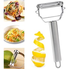 PremiumPort Pratik Çift Taraflı Meyve ve Sebze Soyucu Doğrayıcı