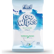 Fibril Go Wipes Nane Ferahlığı Islak Cep Mendili 20'li