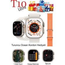 Normadia T10 Ultra Akıllı Saat 2.09 Inç Büyük Ekran, Kordon Hediyeli, Uyumlu