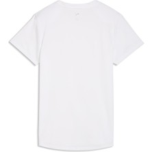 Puma Tad Essential Cre Kadın Beyaz Antrenman T-Shirt.02