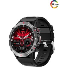 Normadia Yüksek Performanslı Süper Amoled Ekranlı Akıllı Saat 2024 Siyah