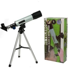 Özbience Mini Teleskop Kara Uzay Teleskobu, Alüminyum Gövde, Tripod, 50X 360°