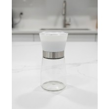 PremiumPort Seramik ve Cam Öğütücülü Baharat Karabiber Tuz Öğütücü Seti