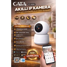 Cata CT-4050 Akıllı Ip Kamera 3 Mp 360° Wi-Fi