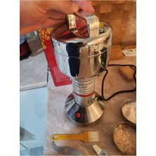 PremiumPort Paslanmaz Çift Taraflı Bitki ve Baharat Öğütme Makinesi 100G, Terazi Hediyeli