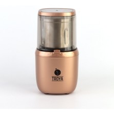 PremiumPort Troya Grinder Kahve ve Baharat Öğütücü Rose Gold, Şık ve Pratik Kullanım