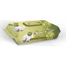 Sleepy 90'lı Zeytinyağlı Islak Mendil 1 Adet Karışık Çiçek Kokusuyla Normal Ciltler İçin