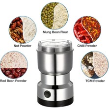 PremiumPort Paslanmaz Çelik Elektrikli Kahve Baharat Pirinç Öğütücü Ck1