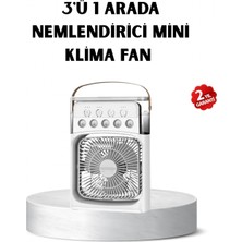 USB Bağlantılı Taşınabilir Mini Klima Fan 500ML Su Hazneli ve Sessiz Çalışma