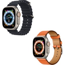 Normadia Şık ve Dayanıklı Titanyum Kasa Akıllı Saat, Çok Fonksiyonlu ve Modern Tasarım