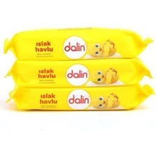 4 Adet Dalin Islak Mendil 3X56'LI 1 Adet