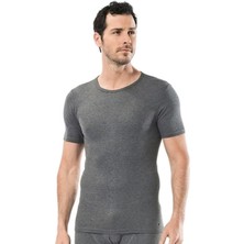 MTM My The Mall Giyim Berrak Şardonlu Termal Tek Üst Kısa Kollu 753