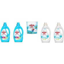 Aquabor Doğal Mineralli Sıvı Renkliler + Sıvı Renkliler + Tablet + Sıvı Beyaz + Sıvı Beyaz  Set