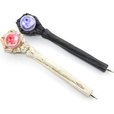 Işıklı Polyester El Tasarımı Tükenmez Kalem Ofis ve Ev Uyumlu Kullanım Alanı ile