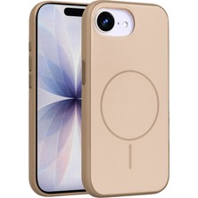 Apple iPhone 16E Neva Magsafe Kapak - Gold
