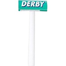 Derby Tek Bıçak Tıraş Bıçağı 28,17 g Beyaz Renkli Paslanmaz Çelik ve Ergonomik Tasarım