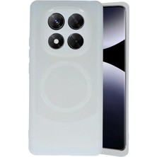 Xiaomi Redmi Note 14 Pro 4g Kılıf Maya Karbon Kapak - Krem