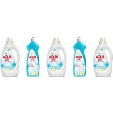 Aquabor Doğal Mineralli Sıvı Beyaz + Bulaşık + Sıvı Beyaz  + Bulaşık + Sıvı Beyaz Set