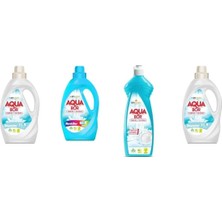 Boron Aquabor Doğal Mineralli Sıvı Beyaz  + Sıvı Renkliler + Elde Bulaşık + Sıvı Beyaz 4 Lü Set