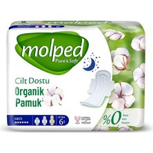 2 Adet Molped Pure & Soft Gece 6'lı