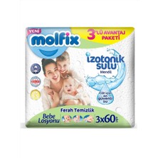 3 Adet Molfix Islak Havlu Avantaj Pak. 3X60'LI