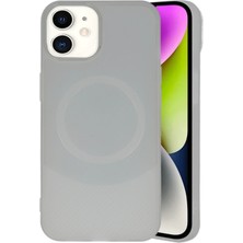 iPhone 11 Kılıf Maya Karbon Kapak - Gri