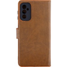 Samsung Galaxy M52 5g Kılıf Trend S Plus Kapaklı Kılıf - Taba