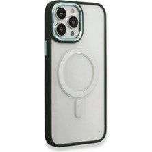 iPhone 14 Pro Max Kılıf Room Magneticsafe Silikon - Köknar Yeşili