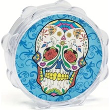 PremiumPort Kurukafa Desenli Baharat Öğütücü 65MM, Şık ve Pratik Kullanım