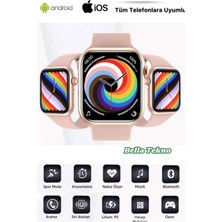 Normadia Çok Fonksiyonlu Akıllı Saat, Ios ve Android Uyumlu, Bildirim ve Arama Özelliği