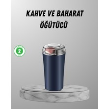 PremiumPort Elektrikli Kahve ve Baharat Öğütücü, Güçlü Motor, Paslanmaz Çelik Gövde, Kolay Temizlik