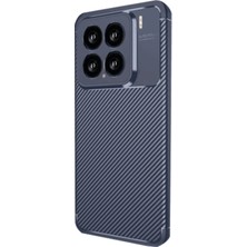 Xiaomi Mi 15 Kılıf Auto Focus Karbon Kapak - Lacivert