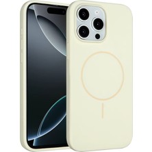 iPhone 15 Pro Max Kılıf Jully Magsafe Kapak - Bej